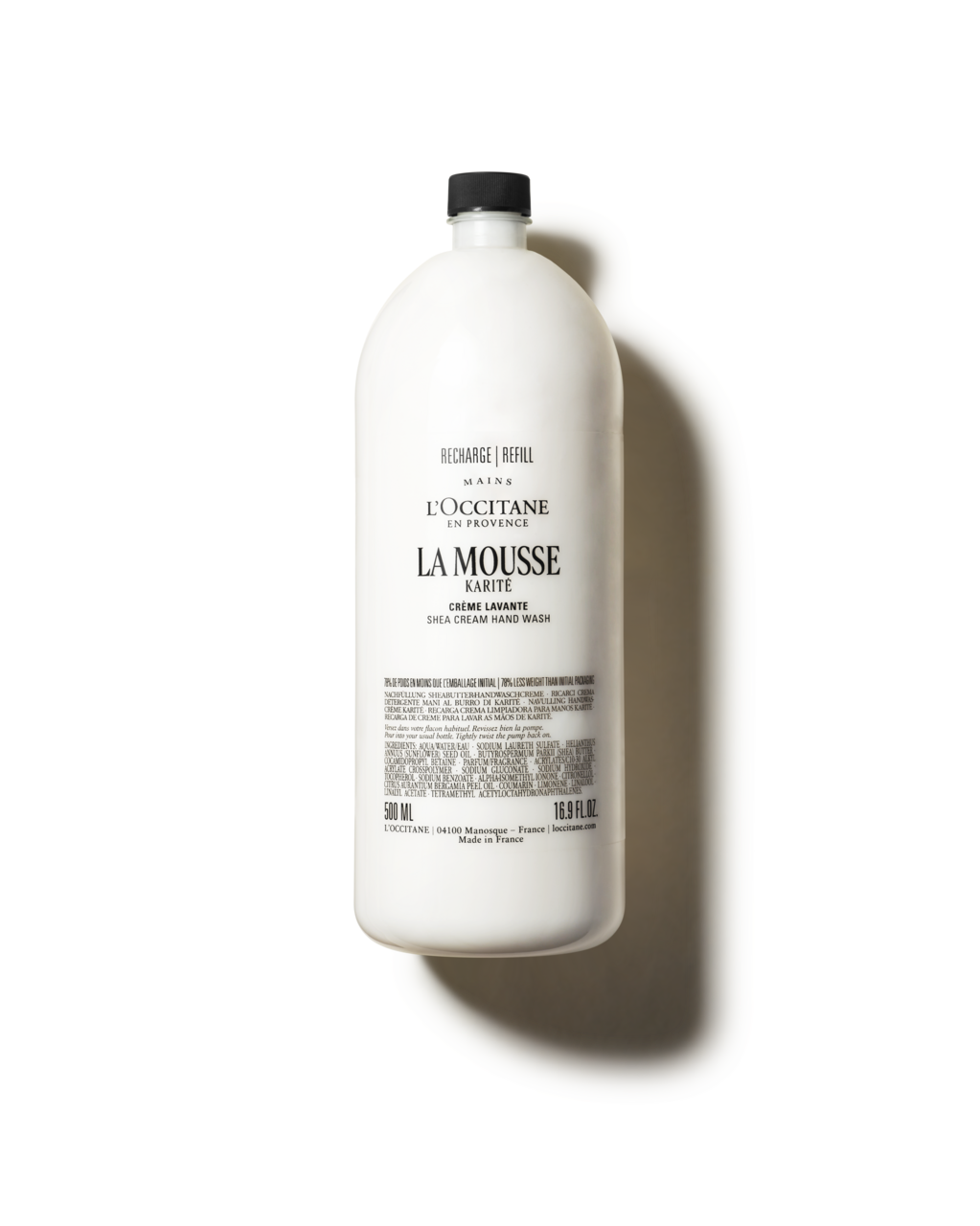 Eco-Refil Sabonete L&iacute;quido para M&atilde;os Karit&eacute; La Mousse 500mL, , large